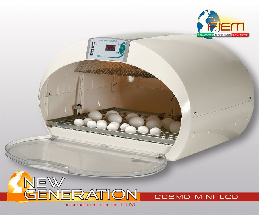 Incubadora Cosmo 72 Miniled Automatica, 72 Huevos, tecnologia Italiana, F.I.E.M. SRL