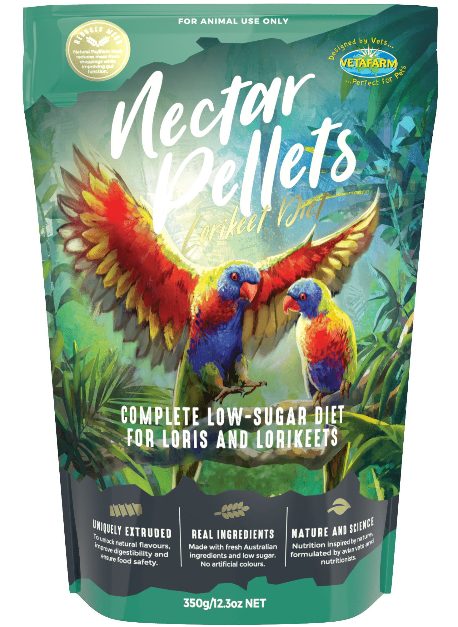 Néctar Pellets para Loris, Vetafarm