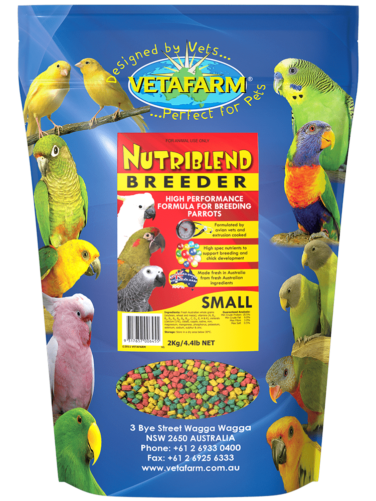Pellets Nutriblend Breeder, Frutal, Vetafarm