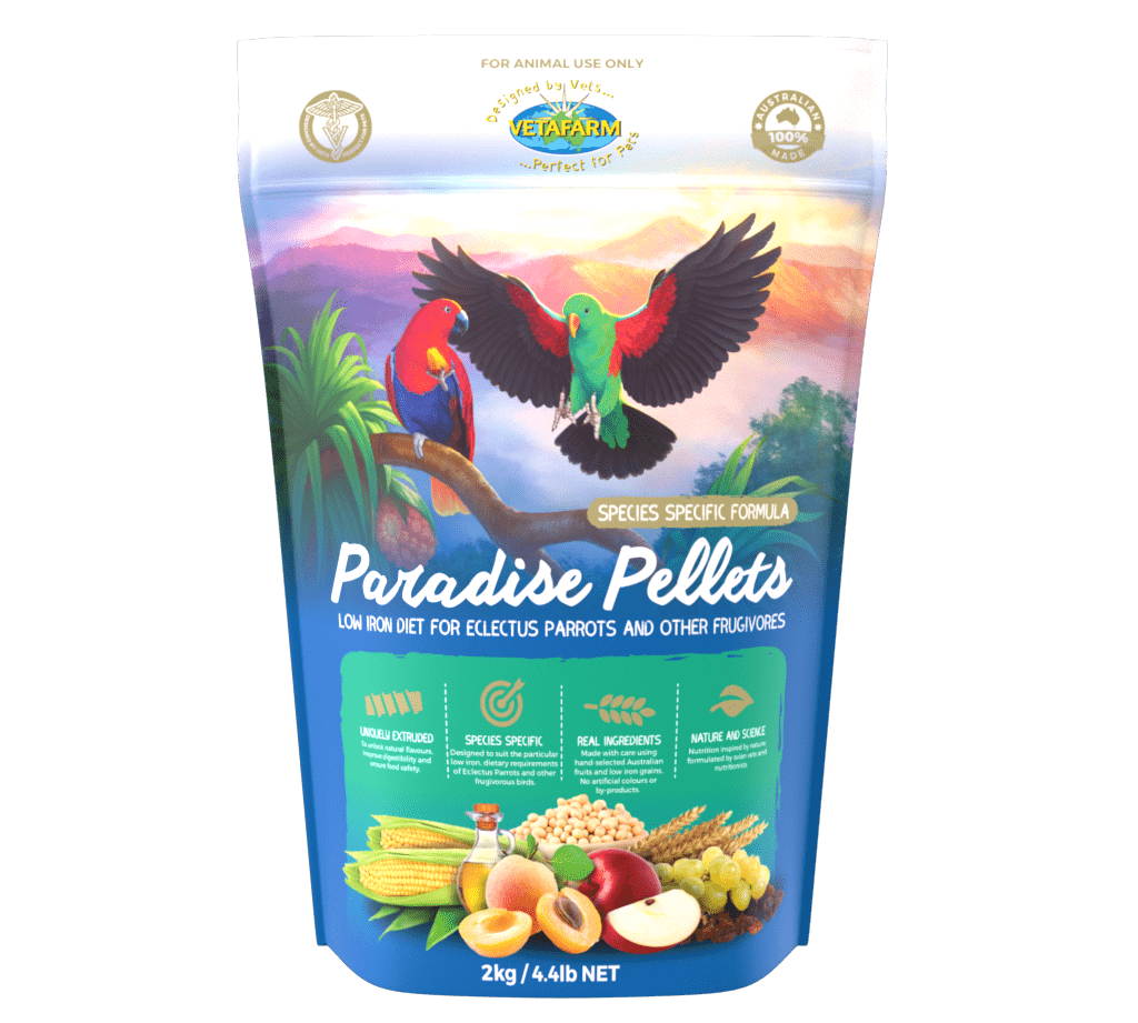 Paradise Pellets, para Tucanes, Turacos, Eclectus, Tucanetas