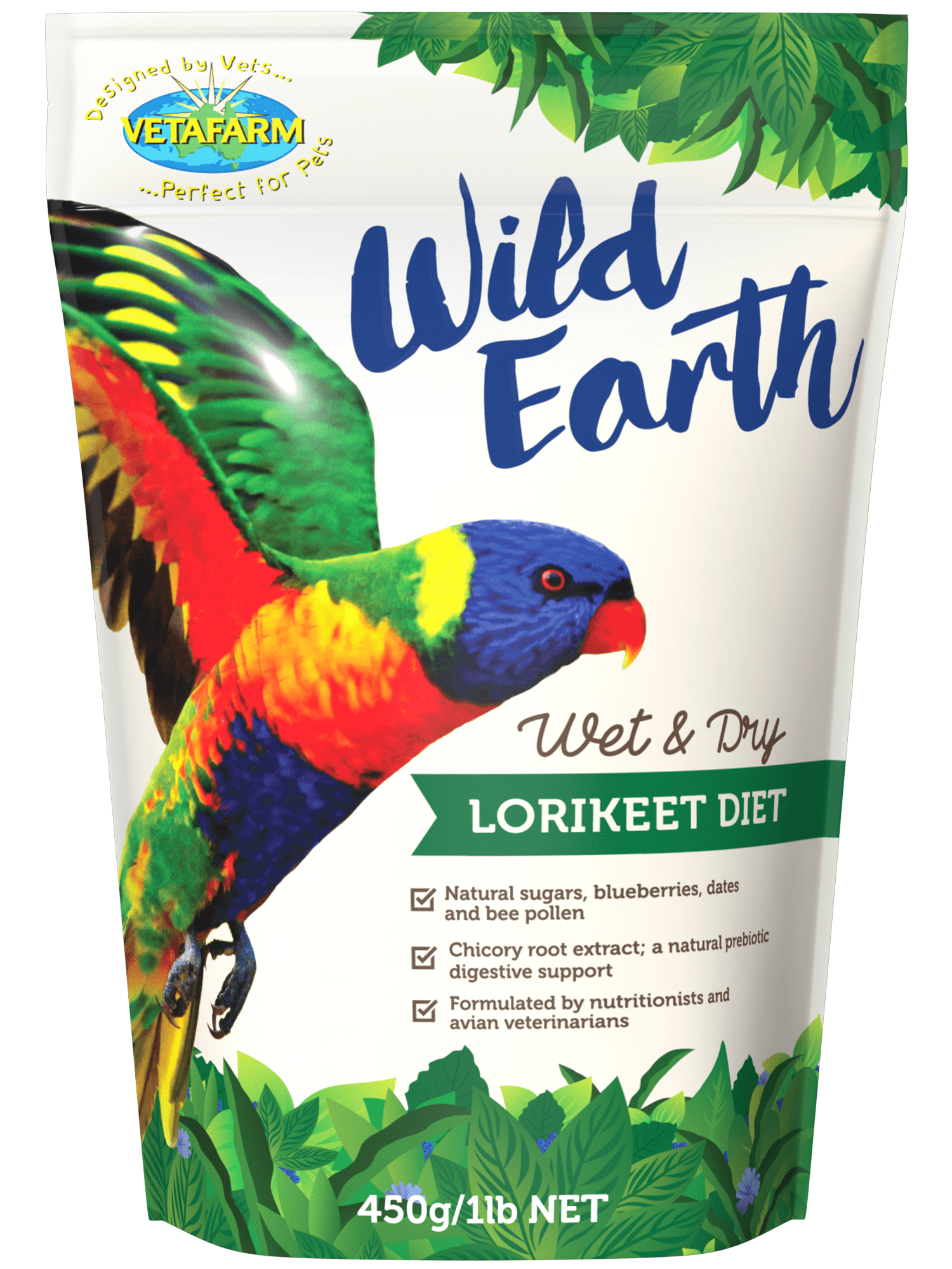 Wild Earth Néctar para Loris, Vetafarm