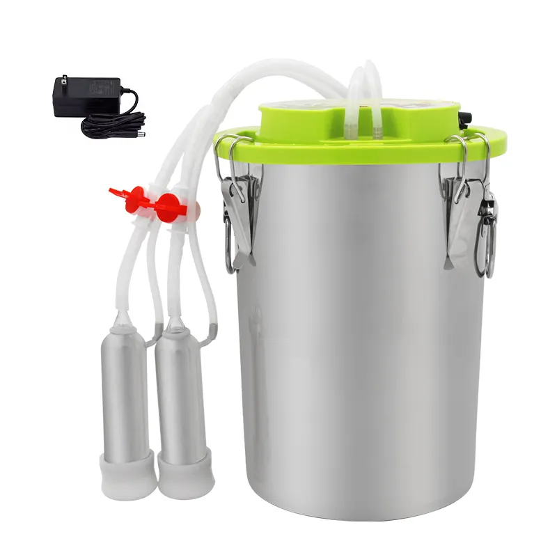 Ordeñadora para Vacas, Recargable, 16 litros de Acero Inoxidable, Muduoduo
