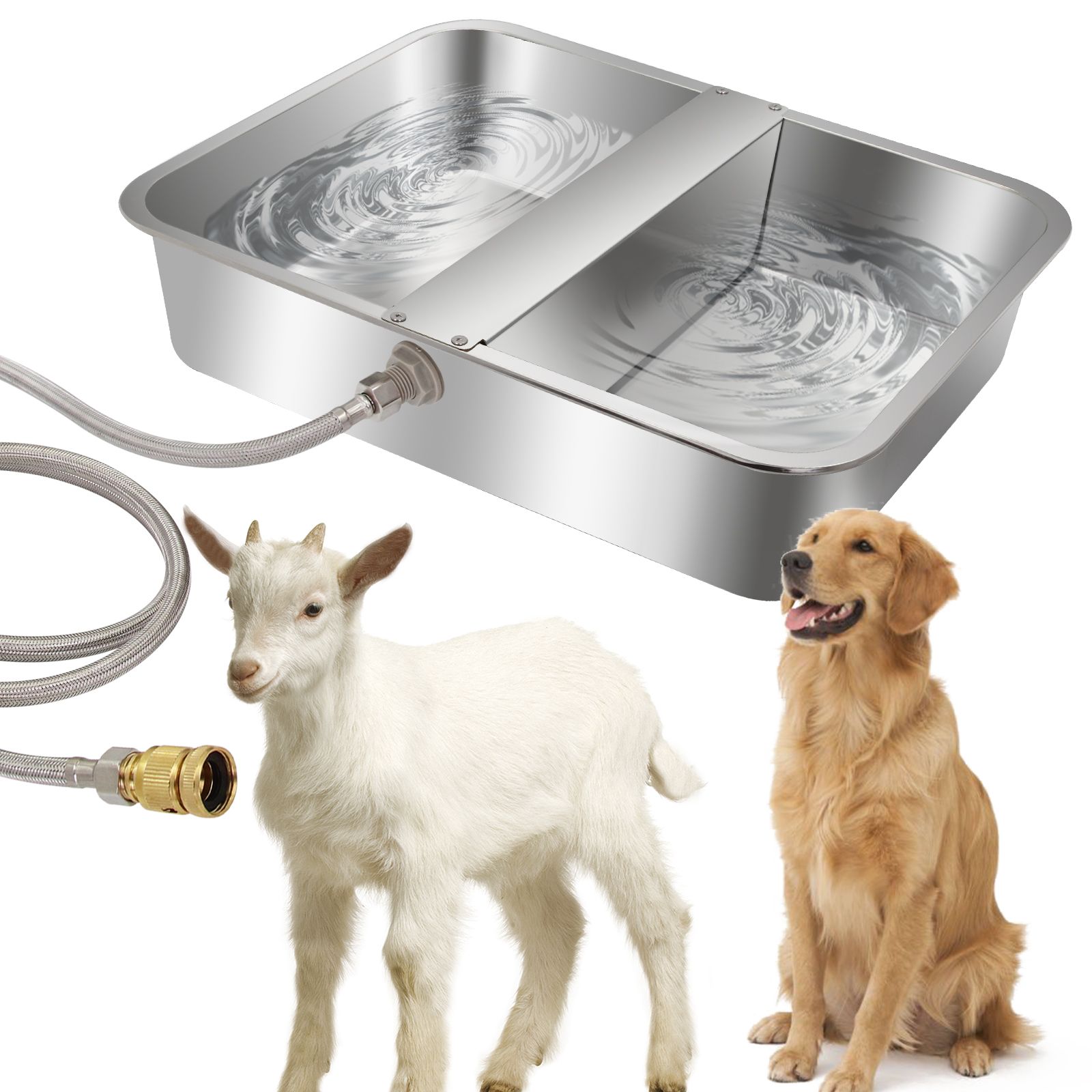 Bebedero Automatico para Ganado, Acero Inox, 44*34*10 cm - Imagen 6