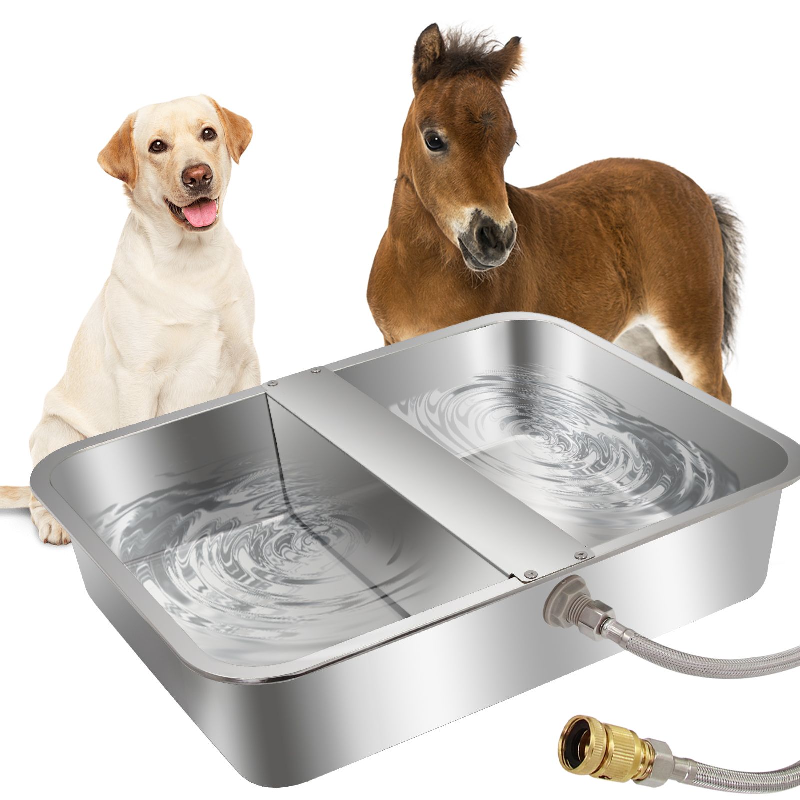 Bebedero Automatico para Ganado, Acero Inox, 44*34*10 cm - Imagen 5