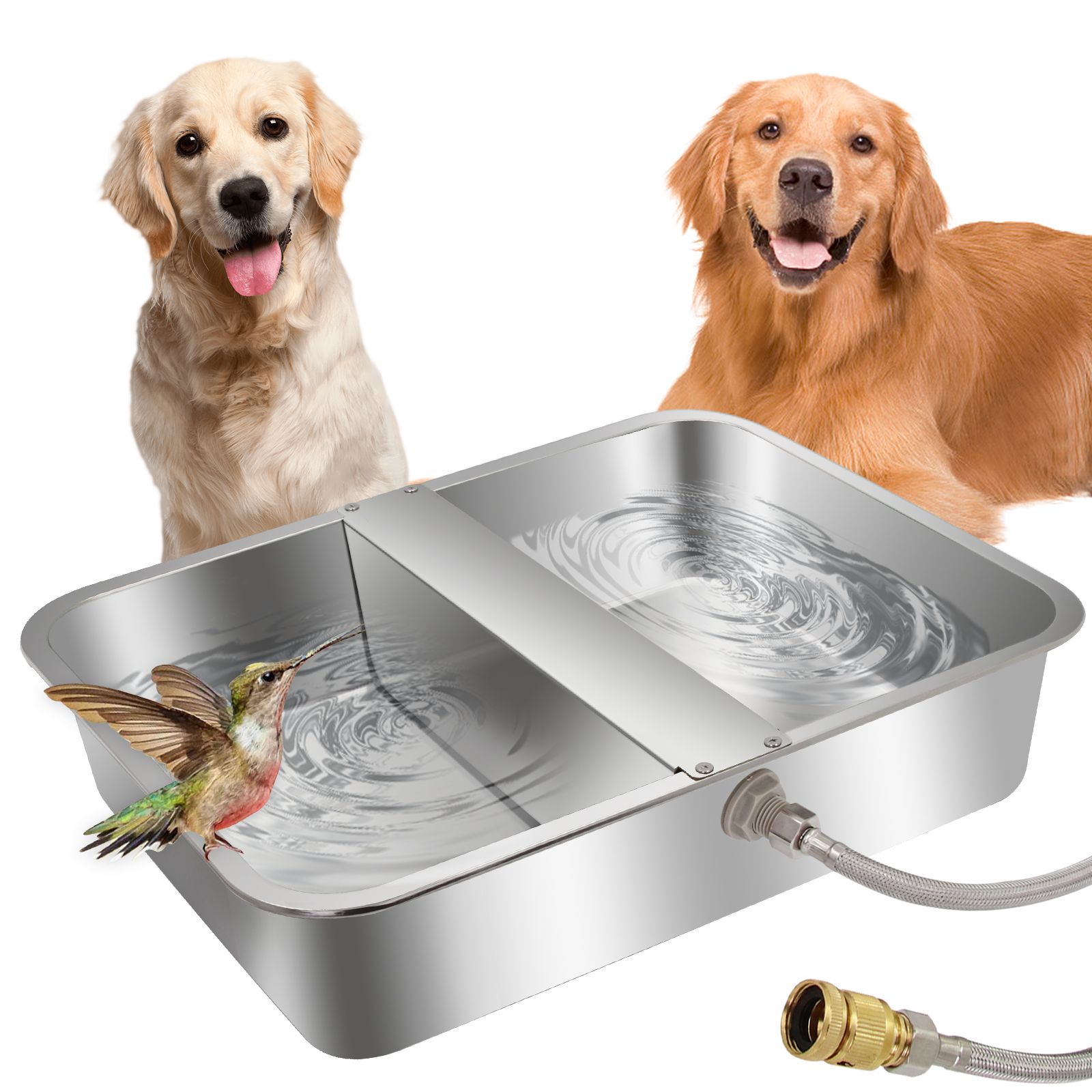 Bebedero Automatico para Ganado, Acero Inox, 44*34*10 cm - Imagen 2